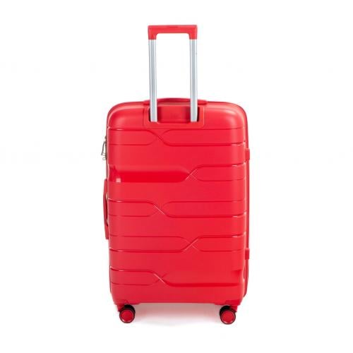 Чемодан пластиковый Wings PP08 большой Красный - фото 3