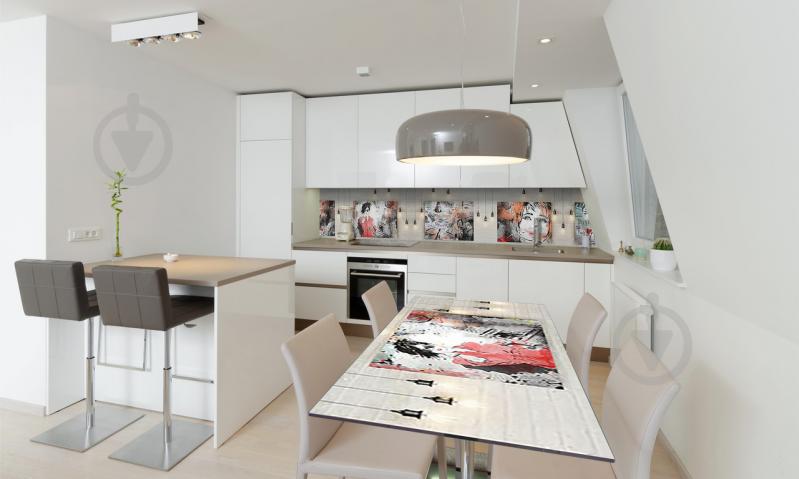 Наклейка виниловая на стол Zatarga «Лампочки и Картины» 600х1200 мм Z180860st Наклейка виниловая на стол Zatarga «Лампочки и Картины» 600х1200 мм Z180860st