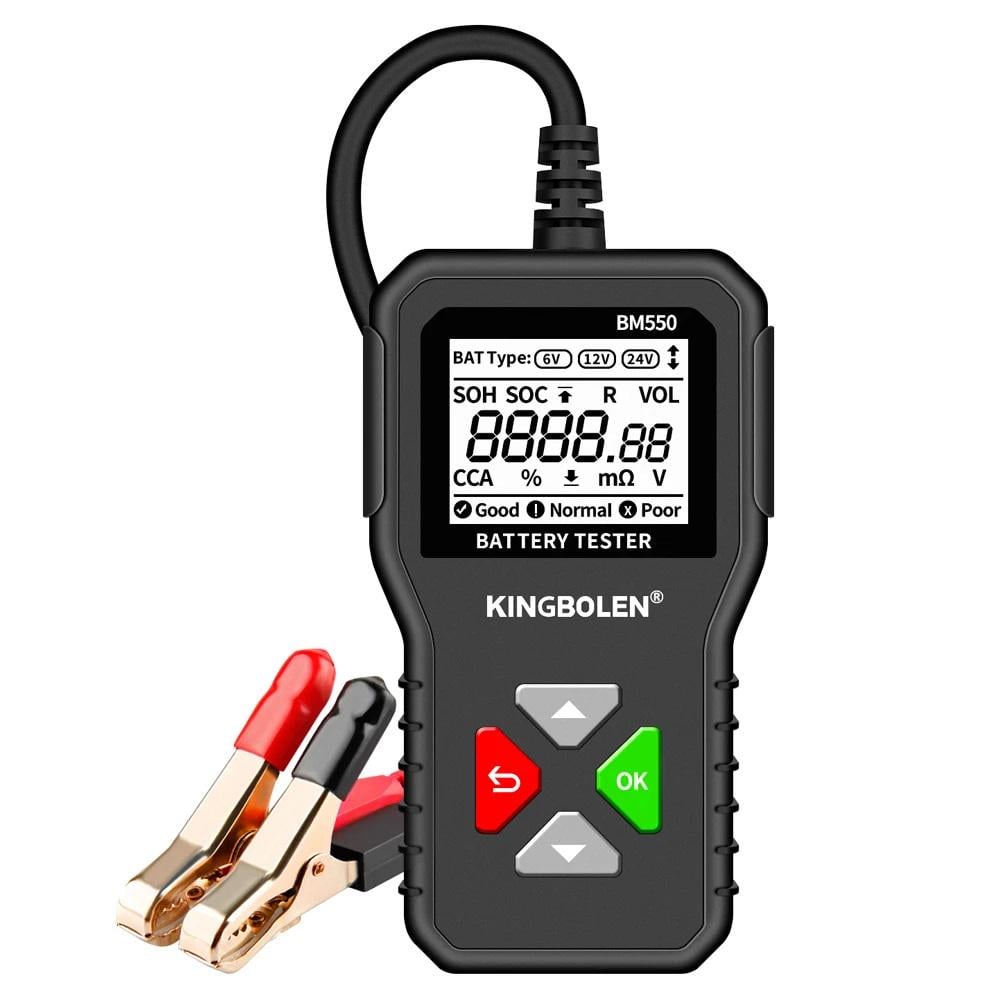 Тестер батарей KINGBOLEN BM550 6/12/24V 100-2000 CCA 2Ah-220Ah (00-00027517) Тестер батарей KINGBOLEN BM550 6/12/24V 100-2000 CCA 2Ah-220Ah (00-00027517)