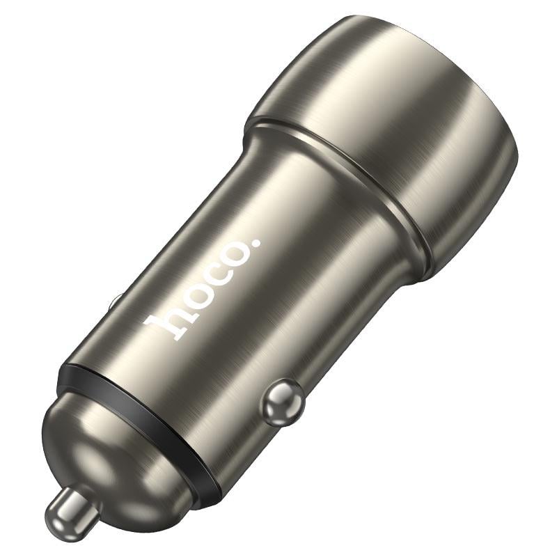 Зарядное устройство для автомобильного Hoco Z48 40W 2 порта Type-C/кабель Type-C/Lightning (000547027) Зарядное устройство для автомобильного Hoco Z48 40W 2 порта Type-C/кабель Type-C/Lightning (000547027)
