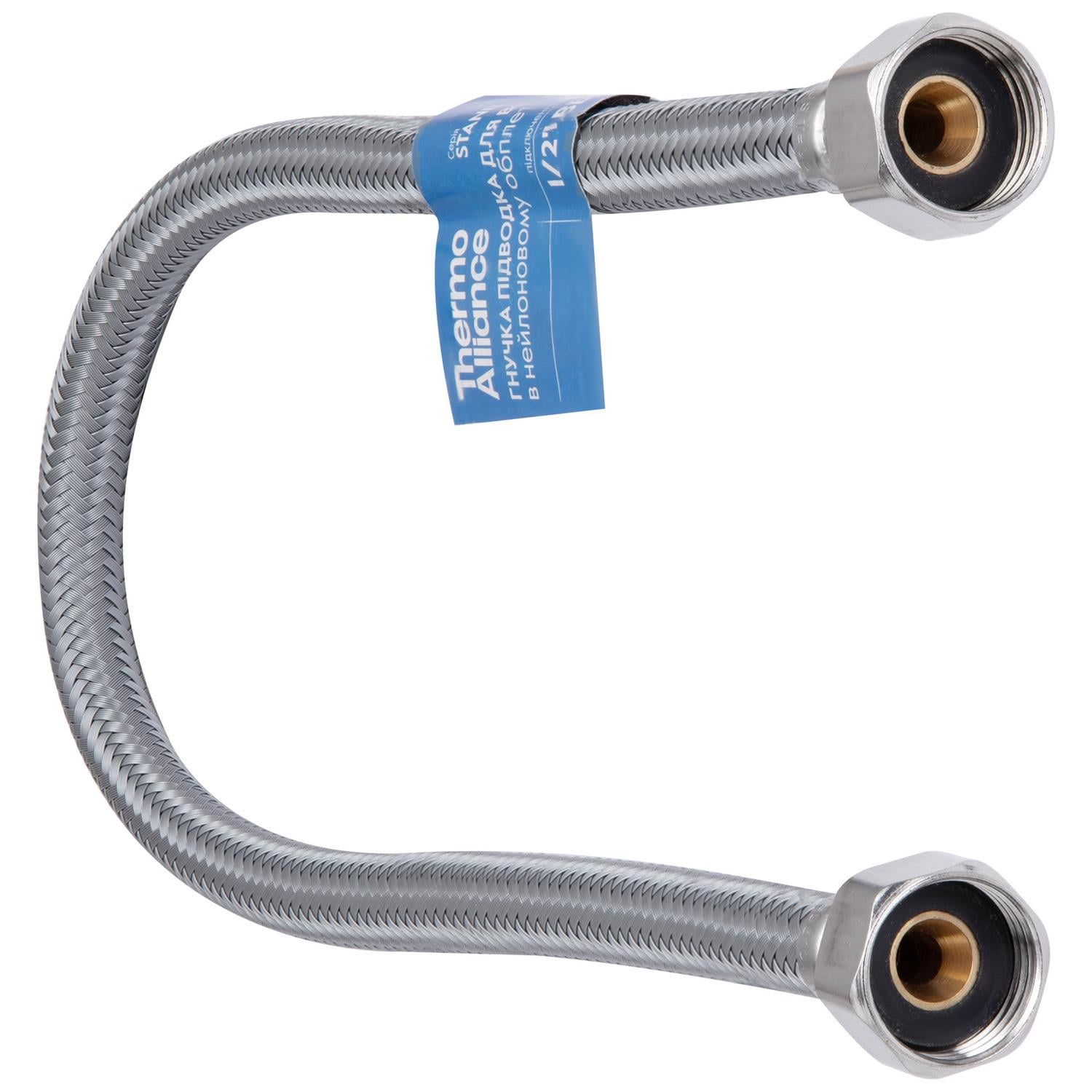 Шланг гибкий для подключения воды Thermo Alliance TAS387W80 80 см 1/2"x1/2" ВВ (248766)