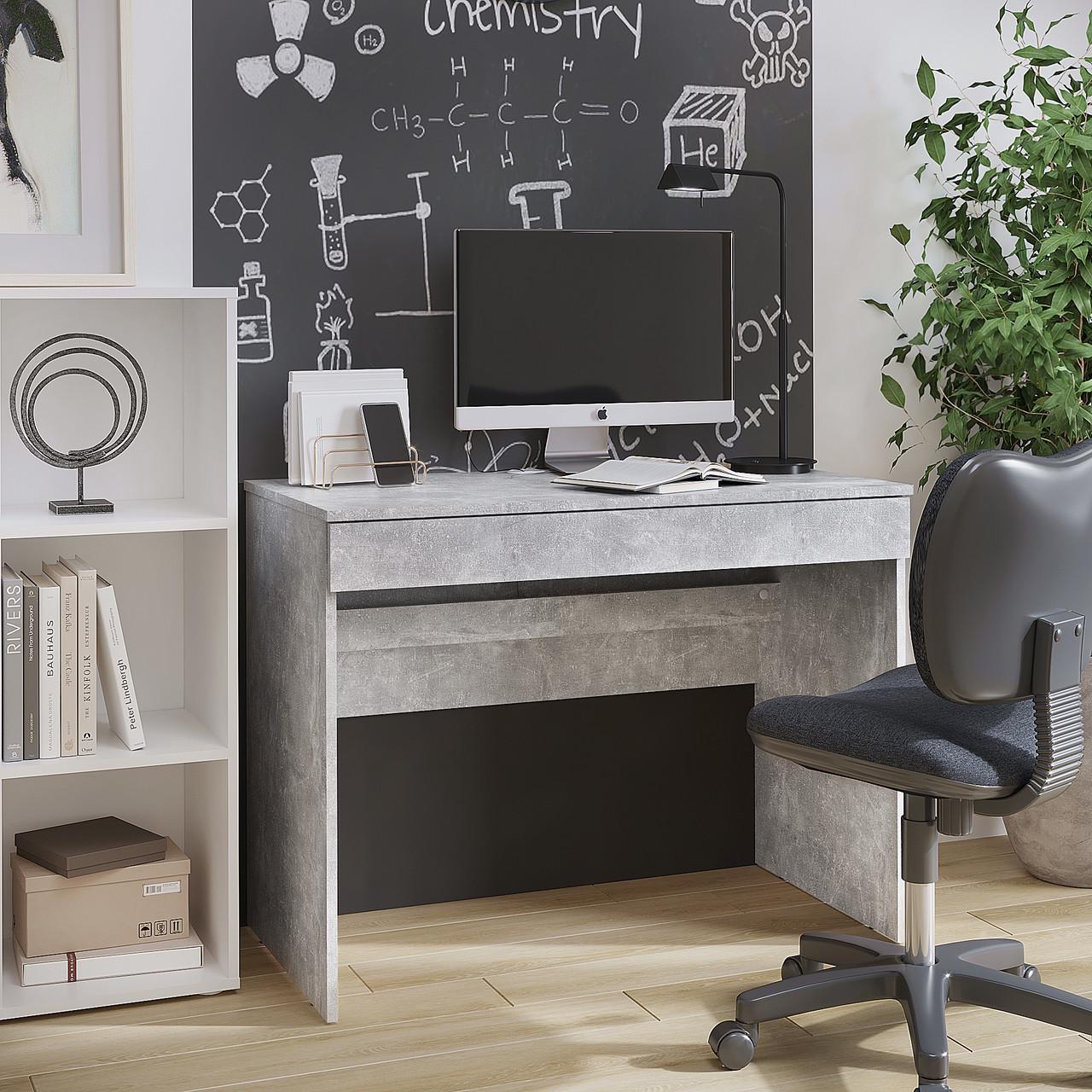 Письмовий стіл Компаніт 3 Школяр 100,4х53,4х76 см Ательє світлий (24845116)