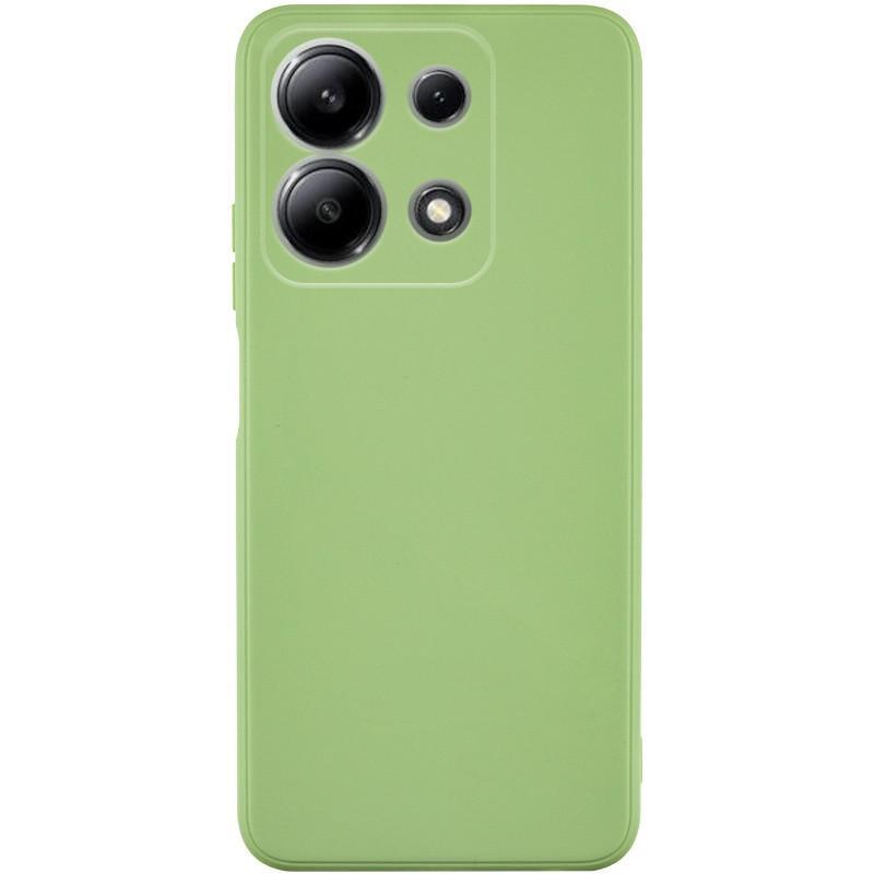 Противоударный Силиконовый чехол Candy Full Camera для Xiaomi Redmi Note 13 4G Фисташковый