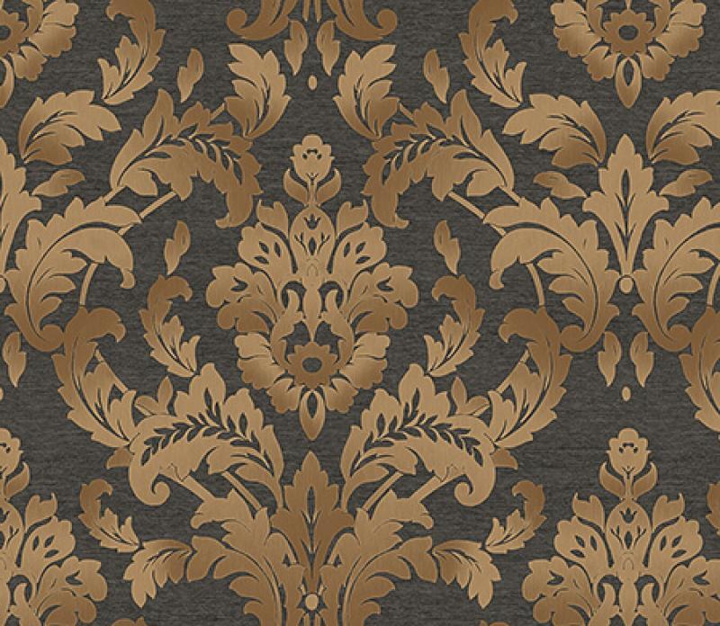 Обои виниловые на бумажной основе AdaWall Gordion 2614-4 Classic Damask Pattern 15,6х1,06 м