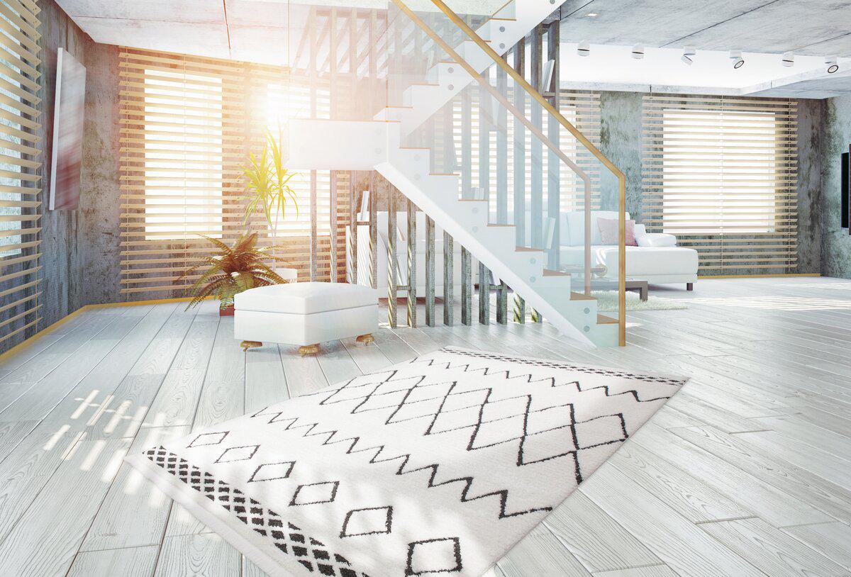 Ковер Kayoom Agadir 310 160x230 см Белый/Черный - фото 2 Ковер Kayoom Agadir 310 160x230 см Белый/Черный - фото 2