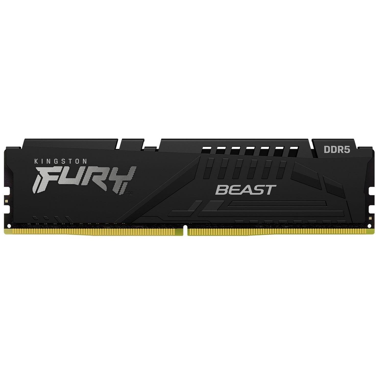 Модуль памяти Kingston Fury Beast DDR5 32 Гб 6000MHz Black (KF560C36BBE2-32)