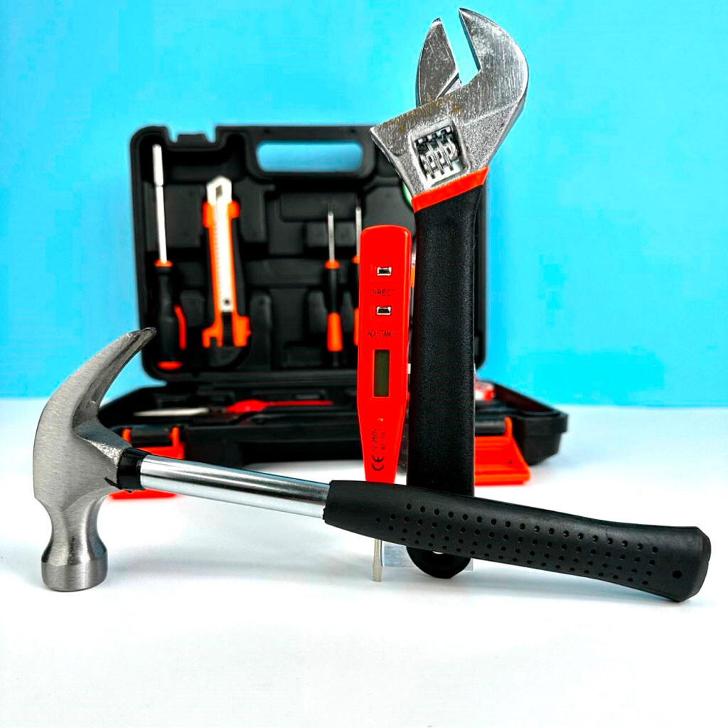 Набір інструментів у пластиковому кейсі для зберігання (ART-0196) - фото 2 Набір інструментів у пластиковому кейсі для зберігання (ART-0196) - фото 2