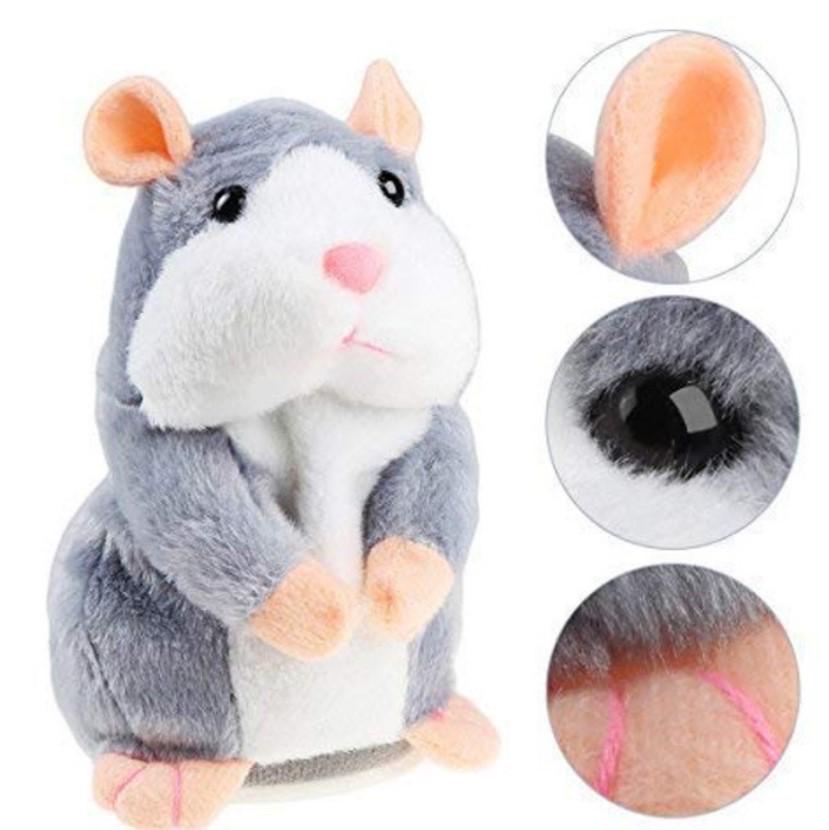 Хомяк говорящий на батарейках Серый (2104618613) - фото 10