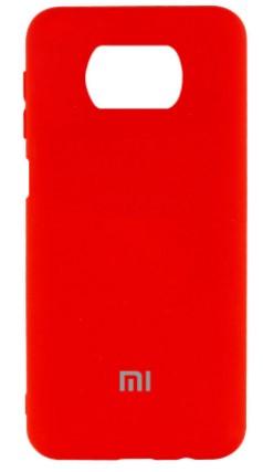 Силікон Silicone Case Xiaomi POCO X3 PRO RED - фото 1