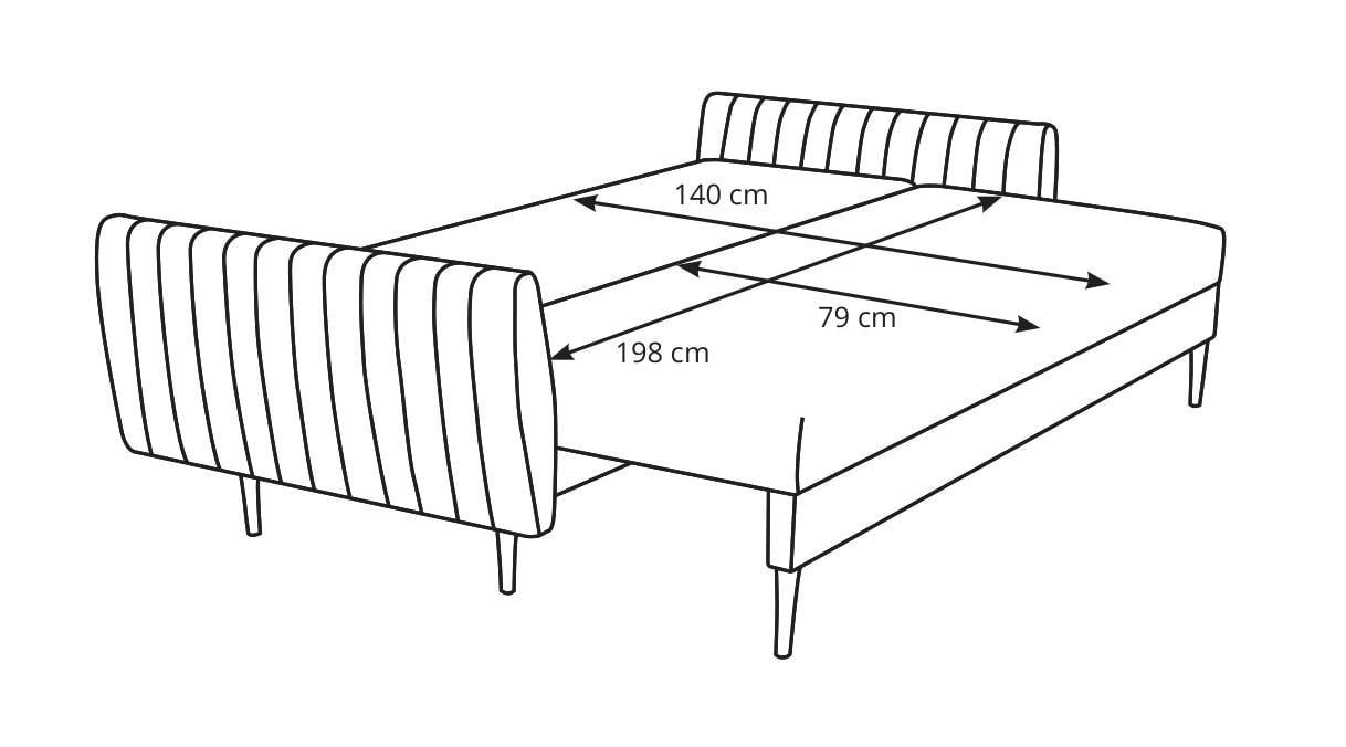 Диван раскладной Perfect Home Frezja натуральное дерево ДСП/ткань Element 09 Кирпичный (49507) - фото 8 Диван раскладной Perfect Home Frezja натуральное дерево ДСП/ткань Element 09 Кирпичный (49507) - фото 8