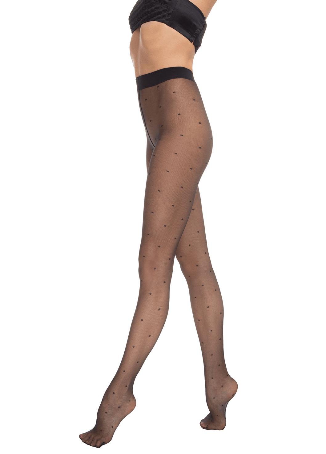 Колготи жіночі капронові Intuicia POLKA 20 den 3р. Black - фото 3 Колготи жіночі капронові Intuicia POLKA 20 den 3р. Black - фото 3