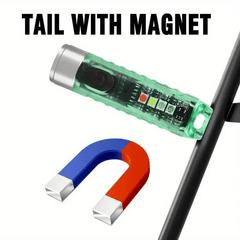 Ліхтар міні-брелок MINI FY11 акумуляторний Type-C з ультрафіолетом та магнітом (FLASH-FY11-MINI) - фото 5 Ліхтар міні-брелок MINI FY11 акумуляторний Type-C з ультрафіолетом та магнітом (FLASH-FY11-MINI) - фото 5