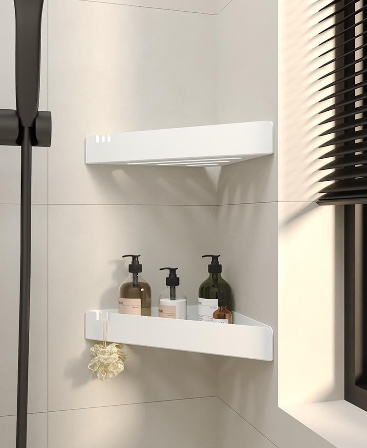 Полка в ванную комнату угловая NC Home Even Белый (23374121) - фото 3 Полка в ванную комнату угловая NC Home Even Белый (23374121) - фото 3