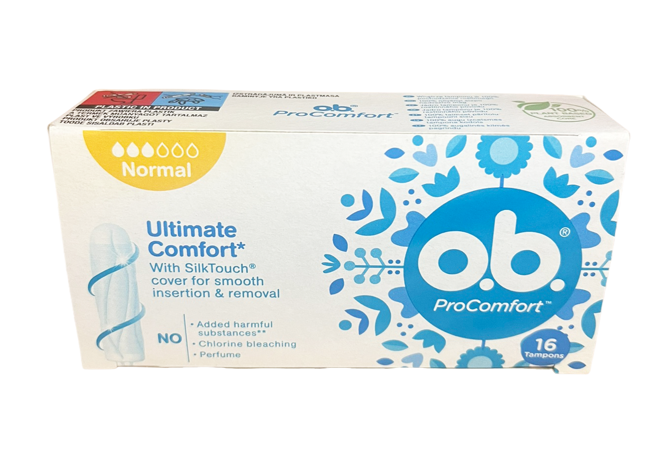 Тампоны женские гигиенические o.b. ProComfort Normal 16 шт. (132380)