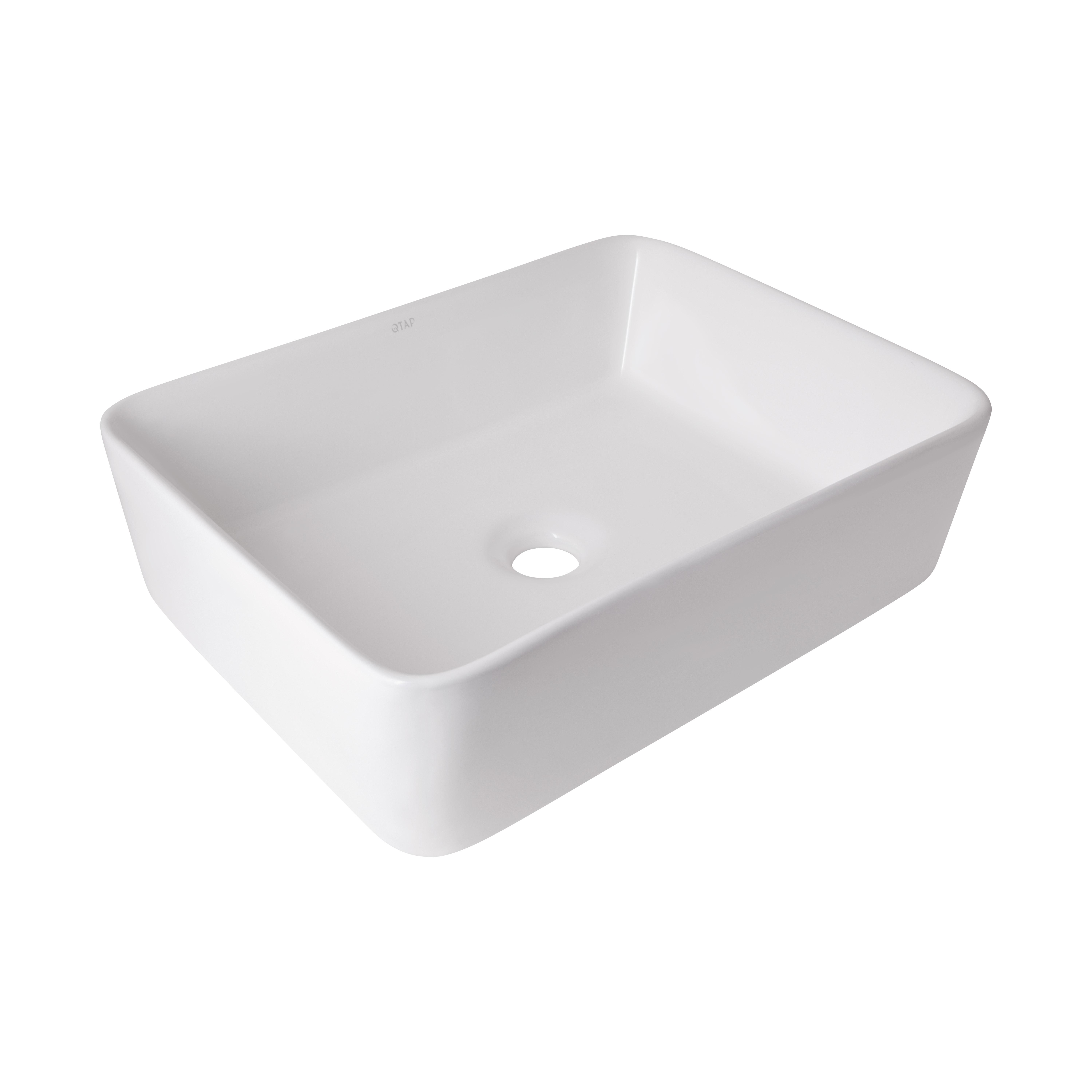 Раковина-чаша Qtap Tern 480х370х135 мм White (QT17116069W)
