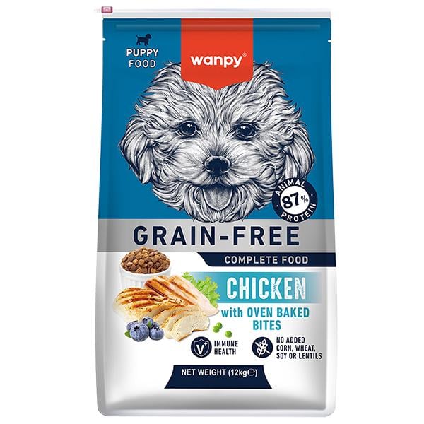 Корм сухий беззерновий Wanpy Puppy Grain Free Chicken