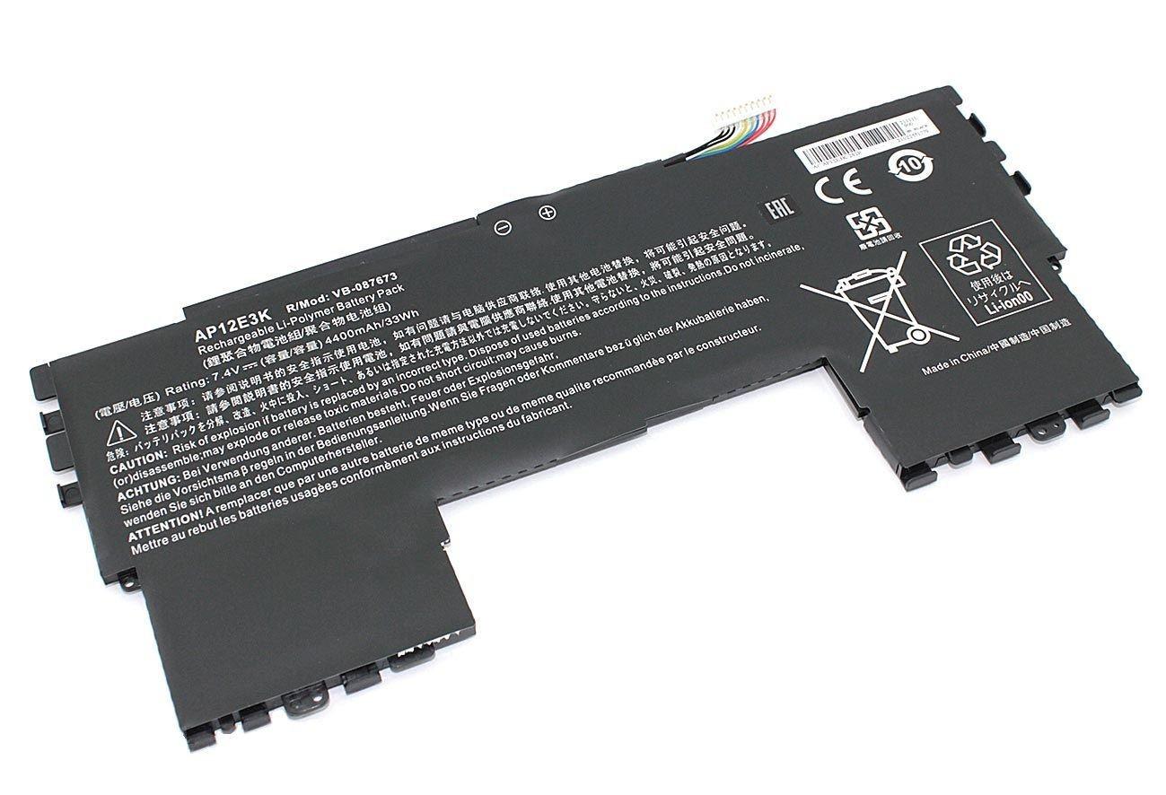 Аккумуляторная батарея для ноутбука Acer AP12E3K Aspire S7 Ultrabook 7,4V 4400 mAh (col79011059)