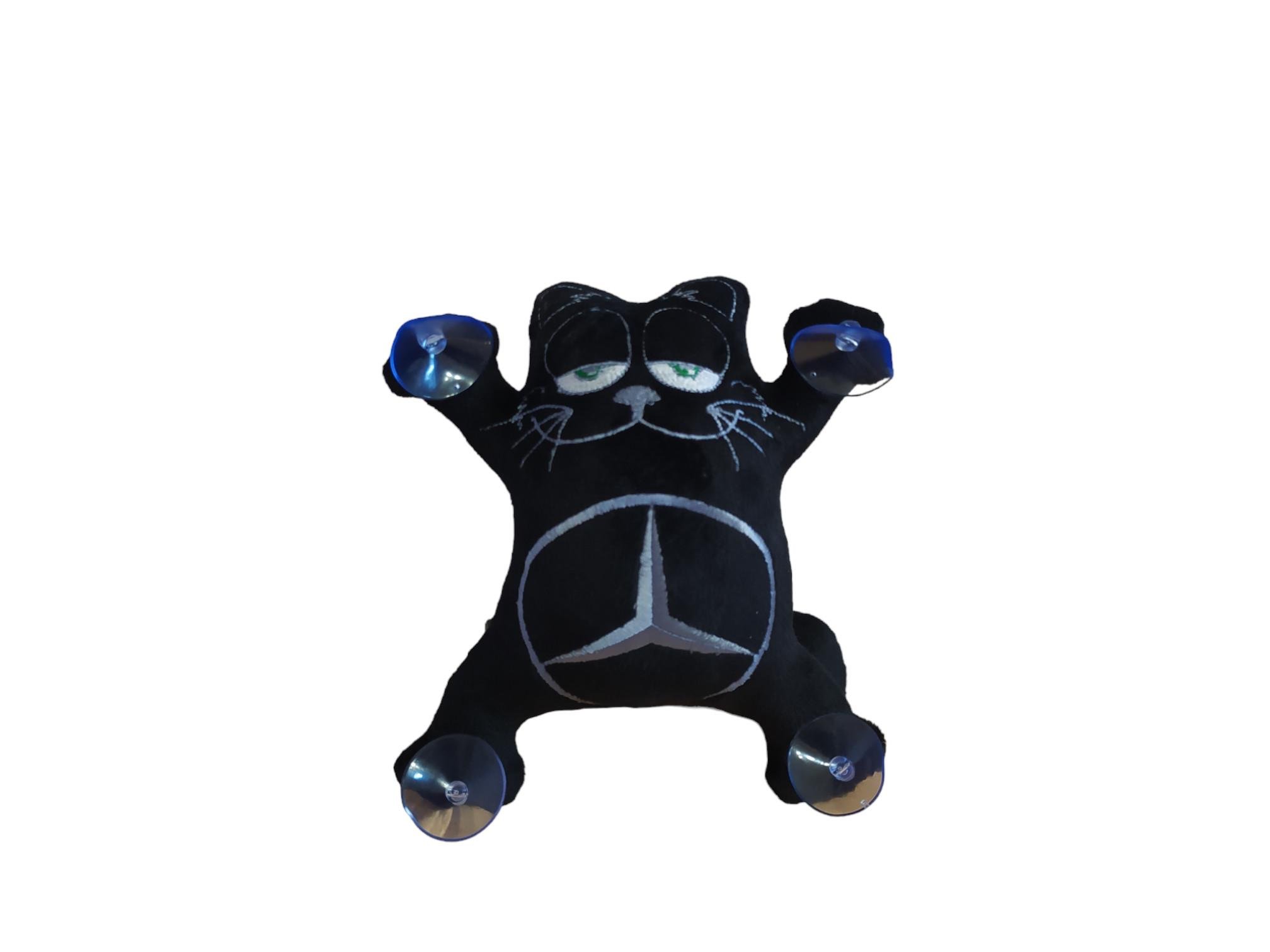 Іграшка в машину кіт Саймона з вишивкою Mercedes Чорний (01584) Іграшка в машину кіт Саймона з вишивкою Mercedes Чорний (01584)