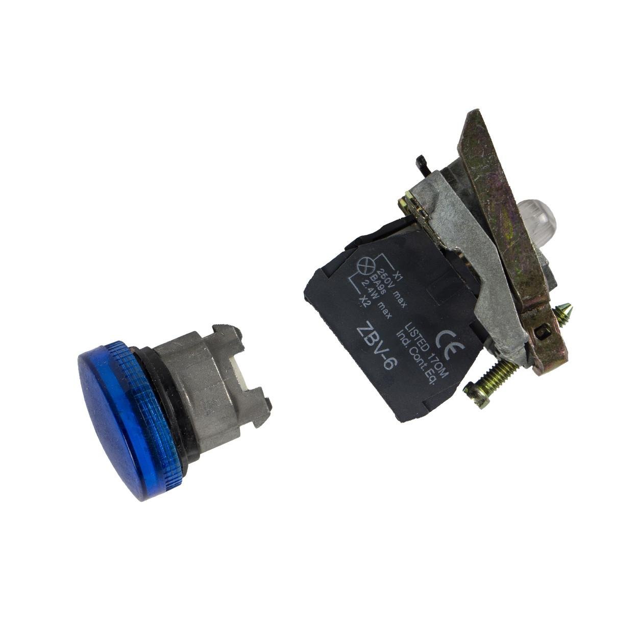 Силовой индикатор KXB4 BV65 кнопочный выключатель с подсветкой TESLA ZBV-6 (143) - фото 4