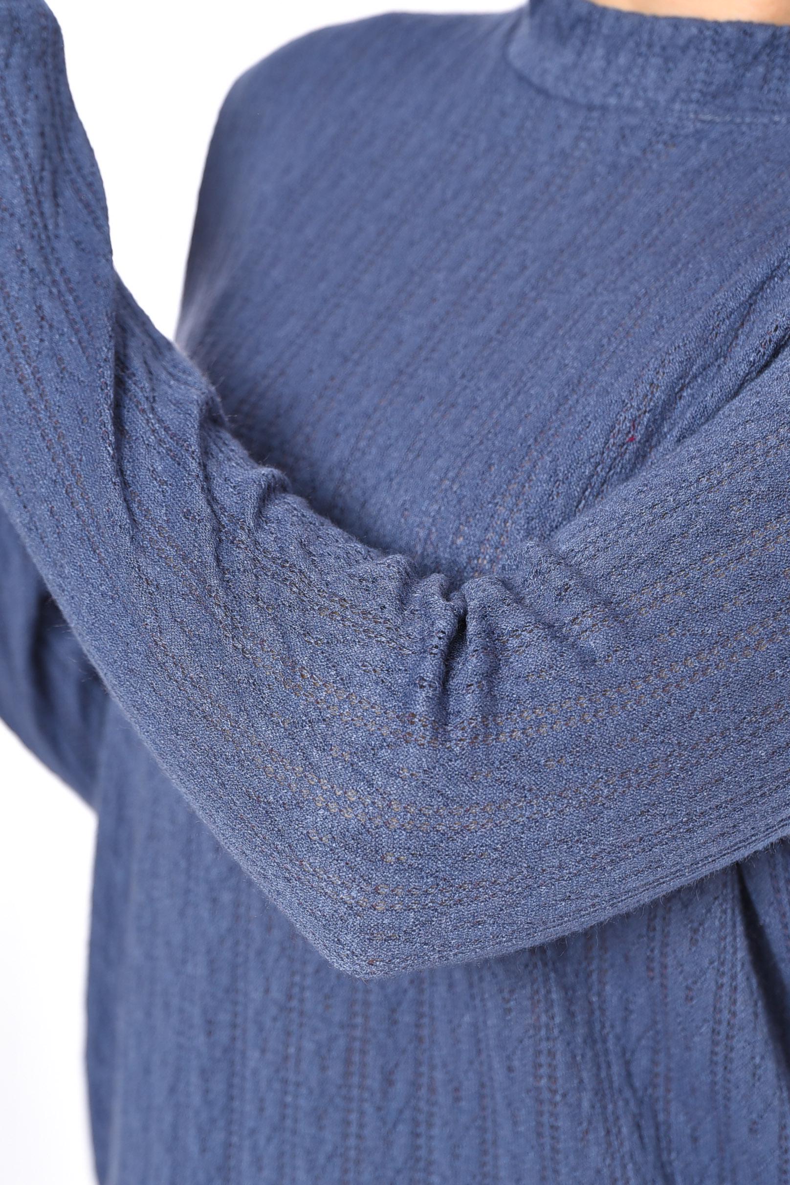 Кофта женская 3XL Синий (195696) - фото 4 Кофта женская 3XL Синий (195696) - фото 4