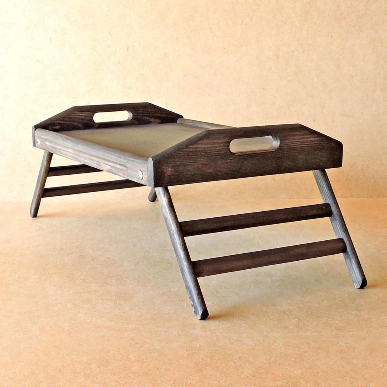 Столик-піднос для сніданку з дерева Флорида Мокко (СТП-000410) - фото 3