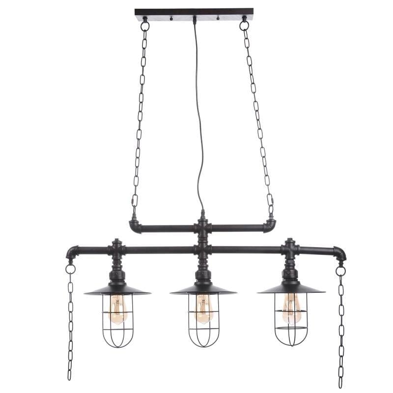 Люстра лофт подвесная трубы Brille BL-354S/3 E27 BZ