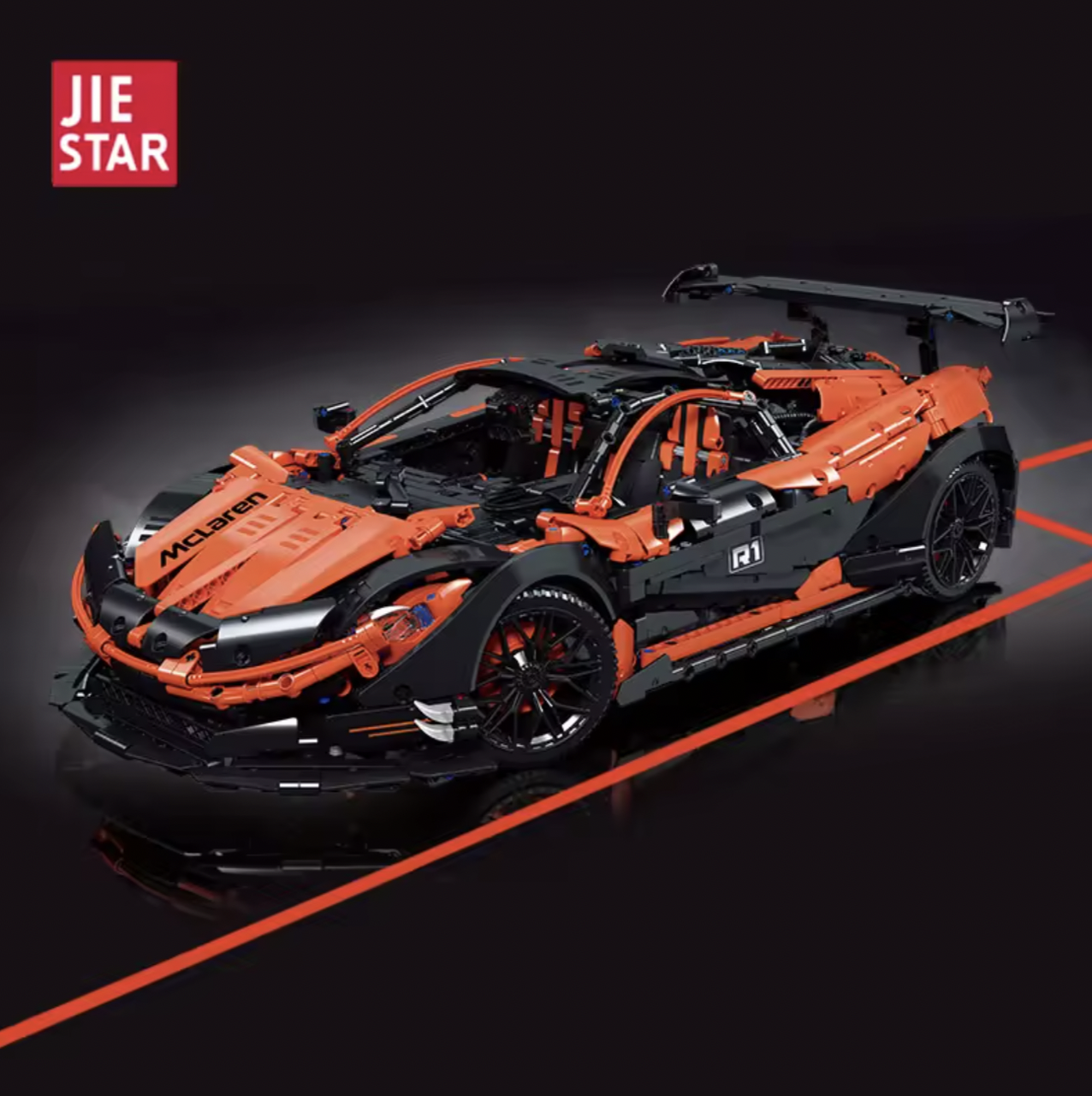 Конструктор спортивний автомобіль McLaren на радіокеруванні 3316 деталей (KO-37) - фото 3 Конструктор спортивний автомобіль McLaren на радіокеруванні 3316 деталей (KO-37) - фото 3