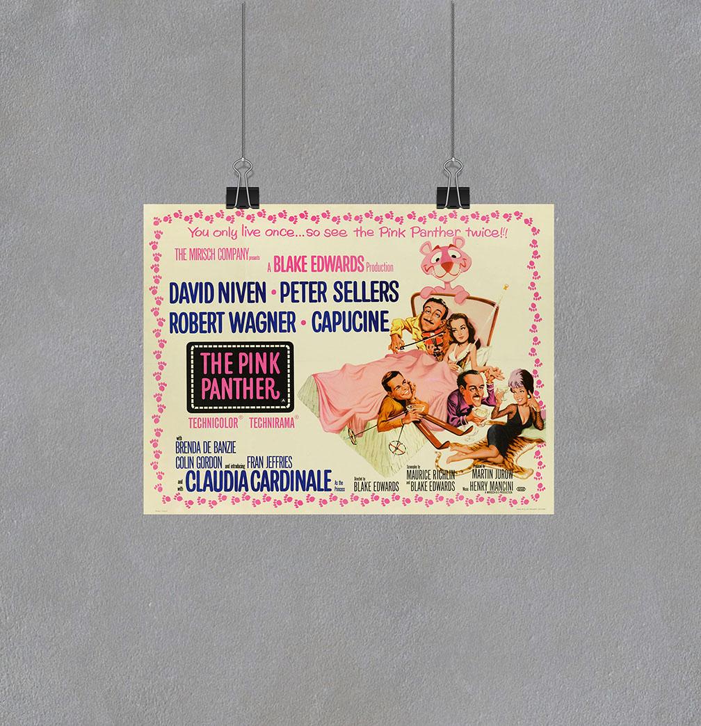 Постер Розовая пантера 1963 г. Режиссёр Блейк Эдвардс формат А-2 (Afisha2057006_Poster)
