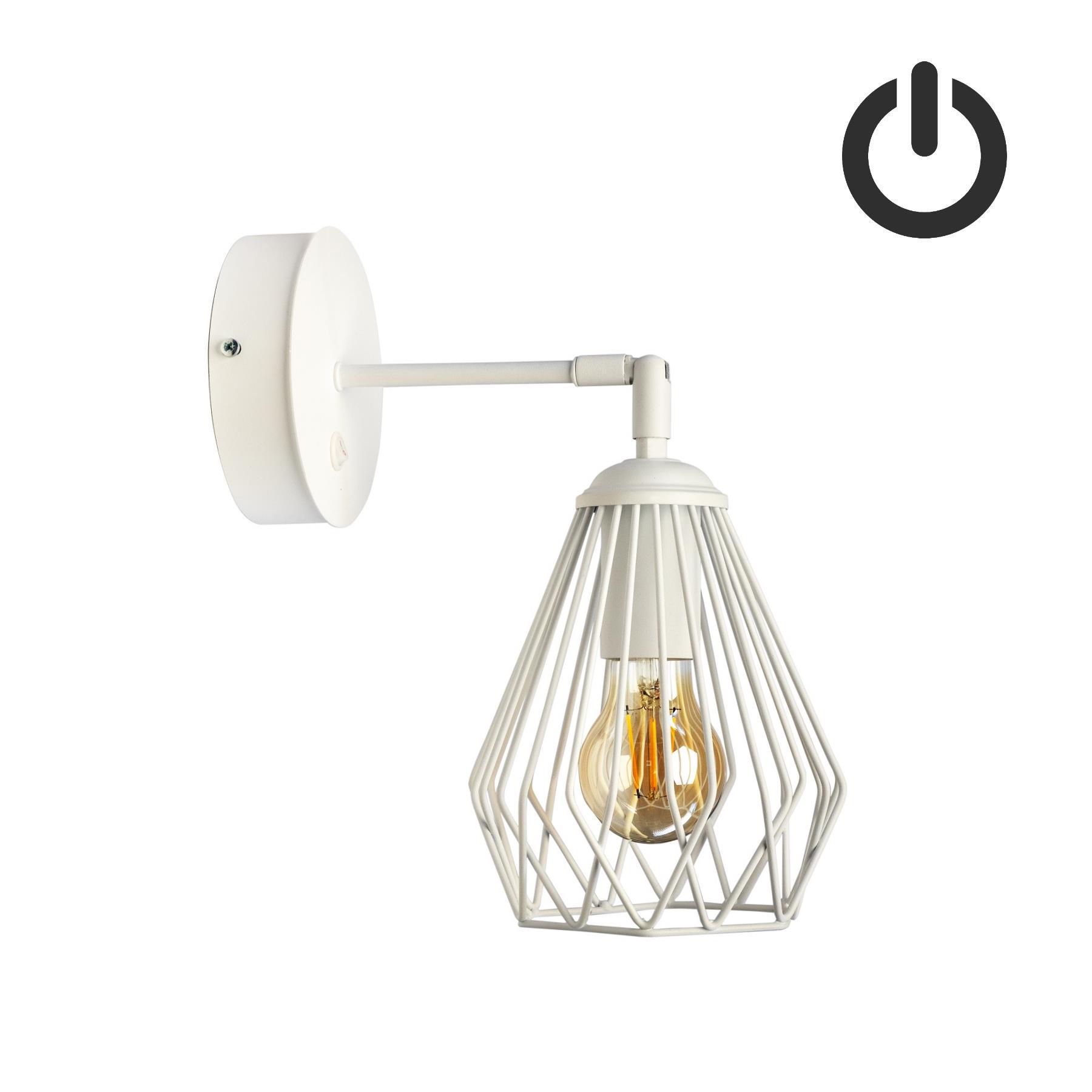 Бра з вимикачем Dribble W160-BT White - фото 2