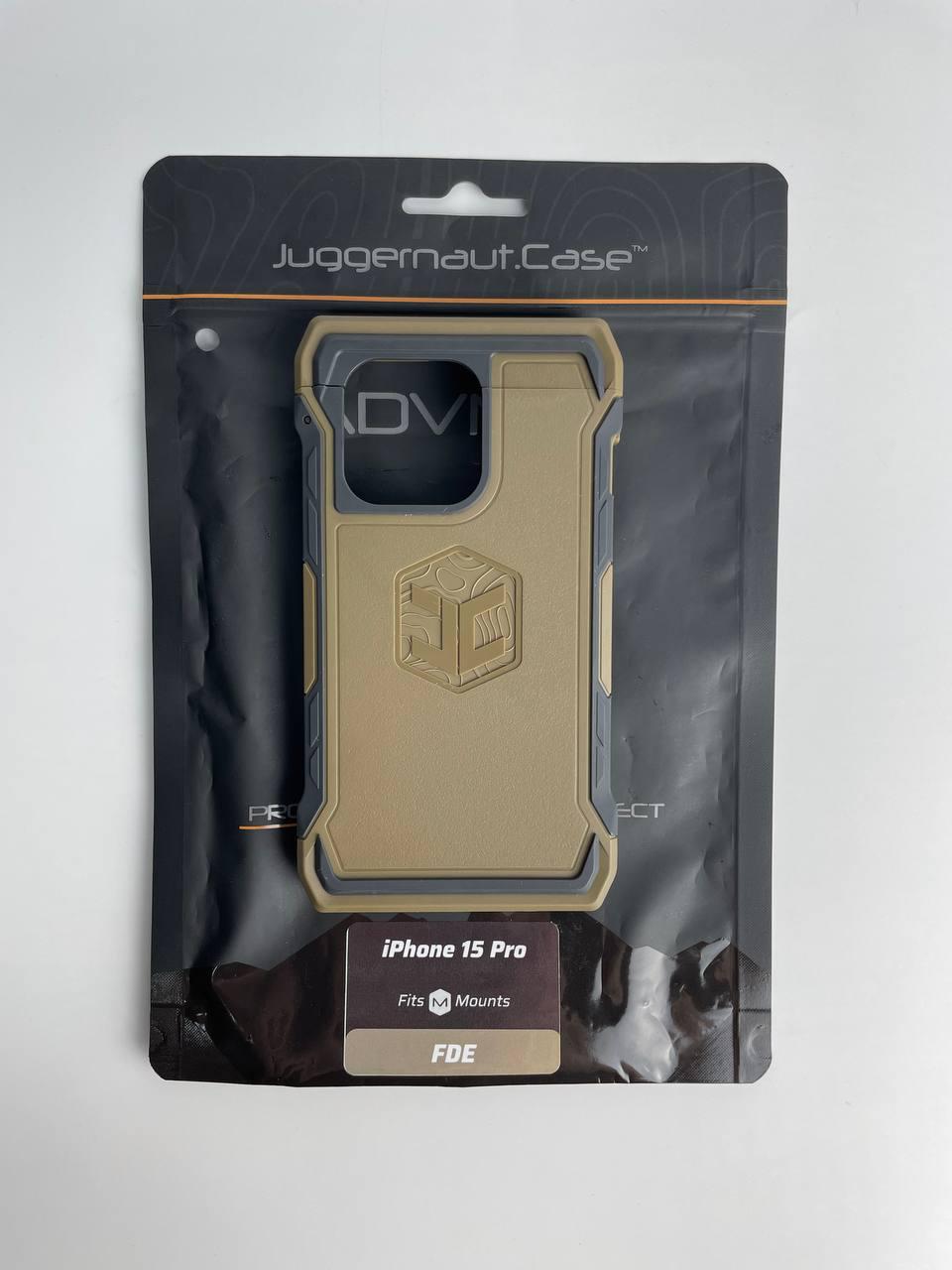 Противоударный чехол Juggernaut Case ADVNTR FDE для iPhone 15 Pro