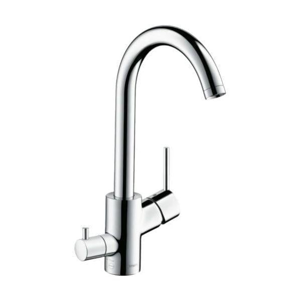 Смеситель кухонный для мойки Hansgrohe Talis M52 270 с запорным вентилем Хромированный (14875000)
