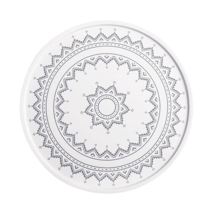 Блюдо для торта Cross Stitch Kahla 31 см Серый (2516443)