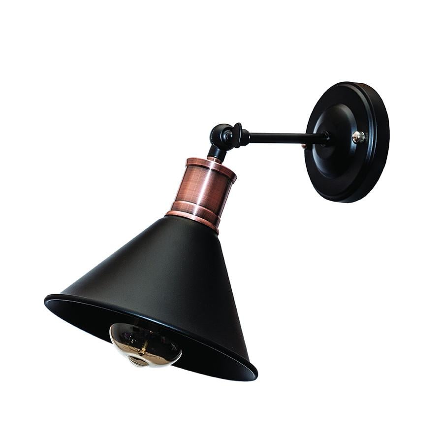 Бра модерн 707W102F3-1 BK Чорний/Мідний