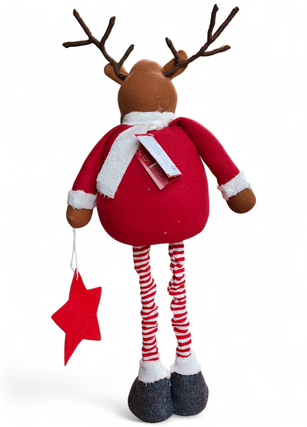 Мягкая игрушка Livarno Home Plush Soft Рождественский олень с телесопичными ногами 66 см Красный (7996) - фото 5 Мягкая игрушка Livarno Home Plush Soft Рождественский олень с телесопичными ногами 66 см Красный (7996) - фото 5