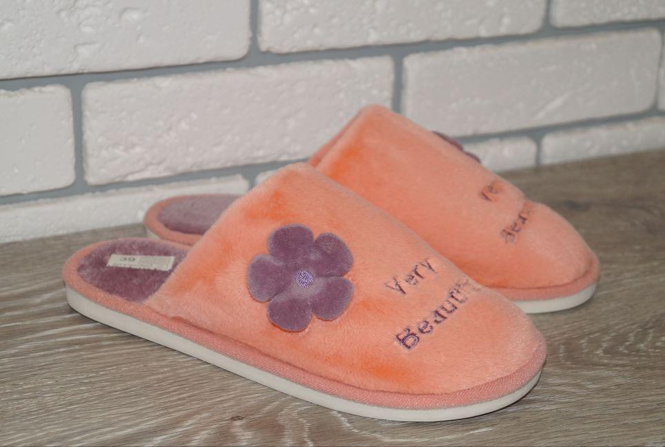 Тапочки кімнатні Alex р. 38/39 24,5 см Персиковий (30735-3839)