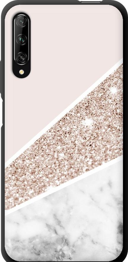 Чехол на Huawei P Smart Pro Пастельный мрамор (4342b-1906-42517)