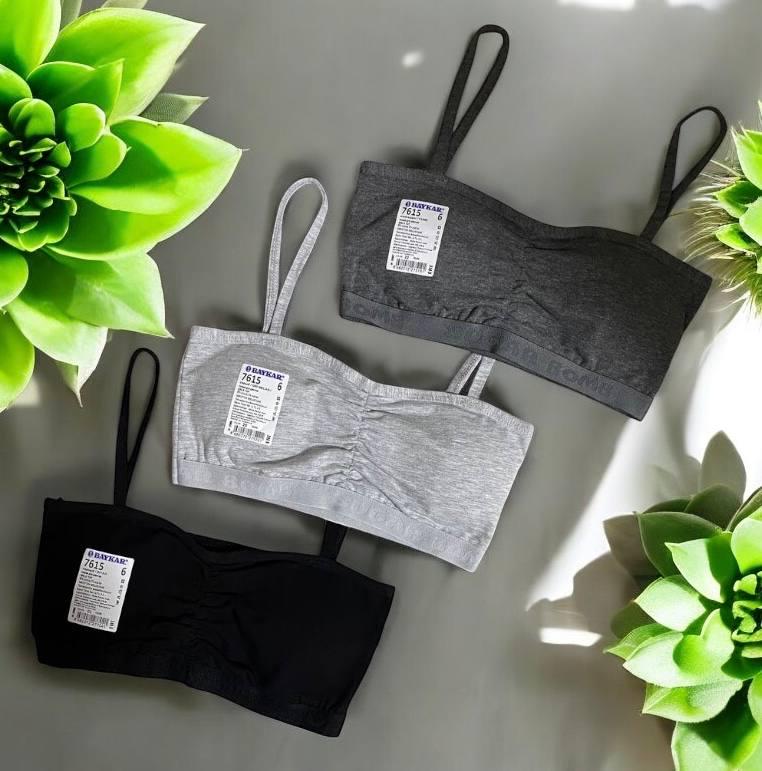 Набор топов пуш-ап для девочки-подростка BAYKAR Sugar Bomb р. 8 170-176 см 15-16 лет 3 шт. (7615-99) Набор топов пуш-ап для девочки-подростка BAYKAR Sugar Bomb р. 8 170-176 см 15-16 лет 3 шт. (7615-99)