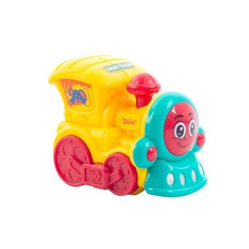 Іграшкова машинка дитяча паровозик 8620_паровозик_Жовтий (RLT51256)
