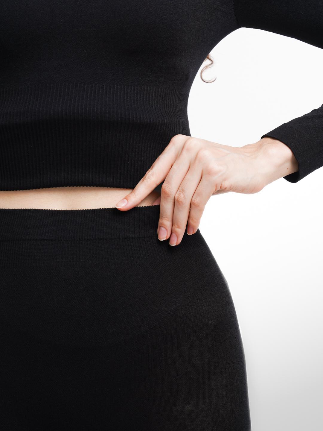 Жіноча термобілизна зі стягуючим ефектом HeatSoft р. 42–48 Чорний (2769) - фото 5 Жіноча термобілизна зі стягуючим ефектом HeatSoft р. 42–48 Чорний (2769) - фото 5