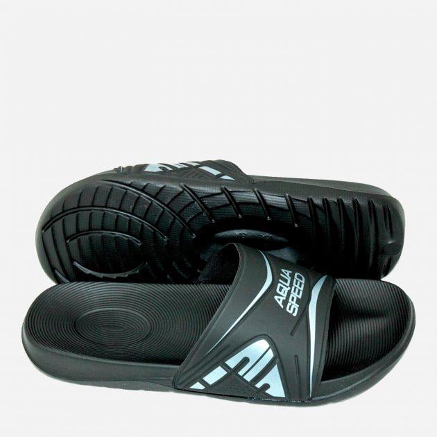 Шлепанцы Aqua Speed DAKOTA 6809 р. 44 Черный/Серебристый (516-07 44) - фото 3