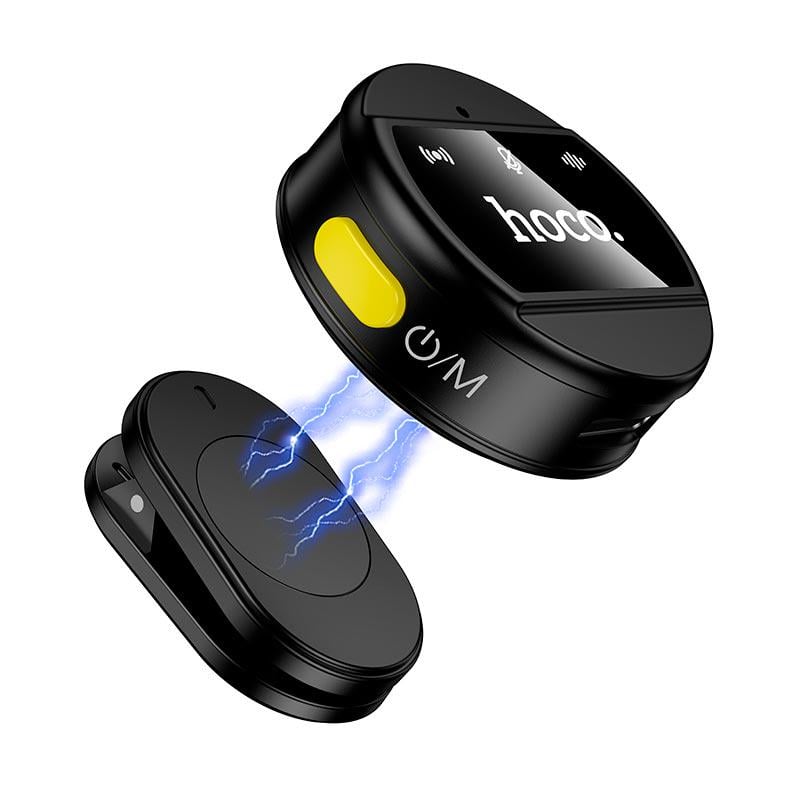 Мікрофон бездротовий Hoco L21 з роз'ємом Type-C дальність 5-15 м до 6 годин роботи Black (17601) - фото 4 Мікрофон бездротовий Hoco L21 з роз'ємом Type-C дальність 5-15 м до 6 годин роботи Black (17601) - фото 4