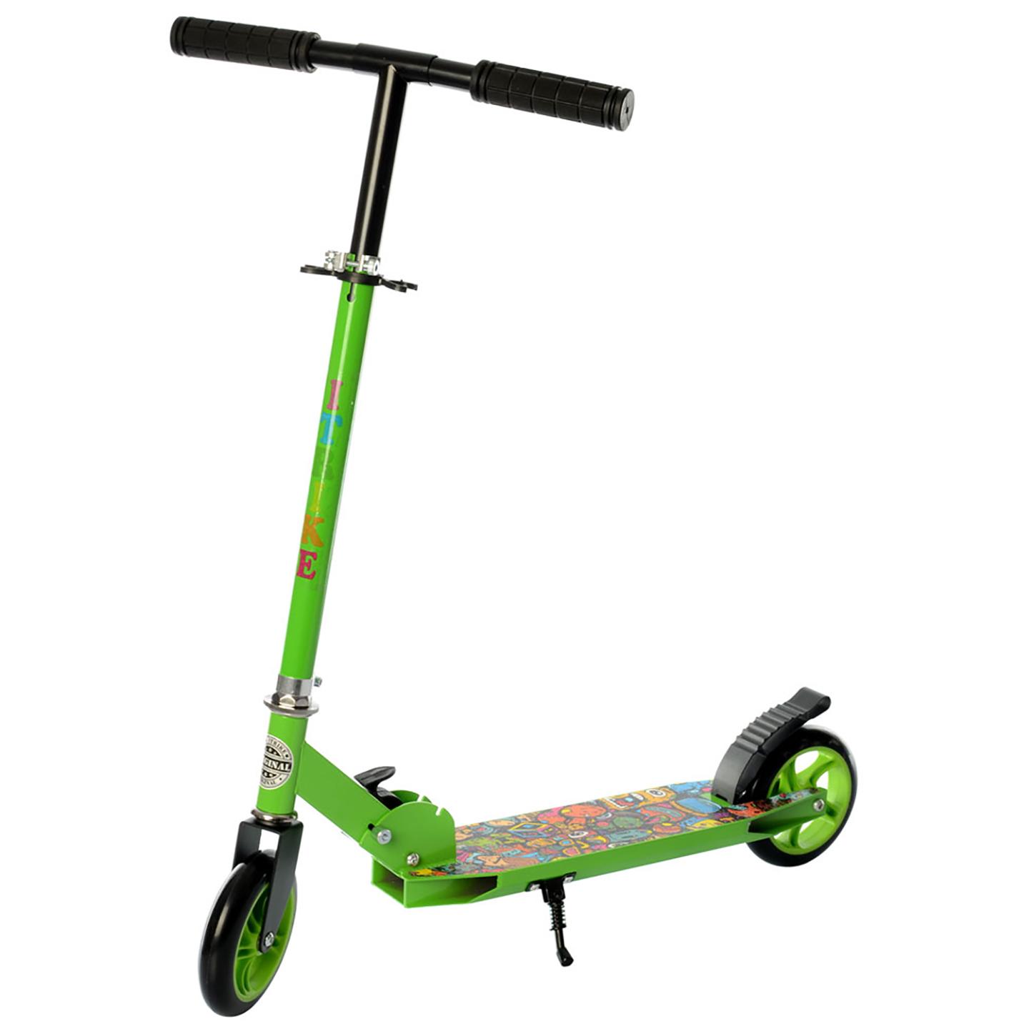 Самокат детский iTrike SR2-039-5-GR складной (31979)