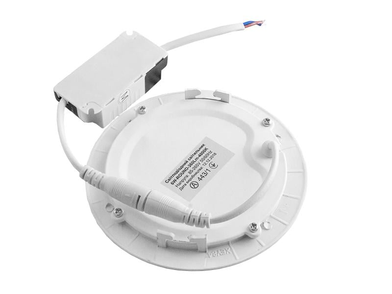 Світильник світлодіодний врізний Downlight 6 Вт 4000К круглий (808) - фото 2