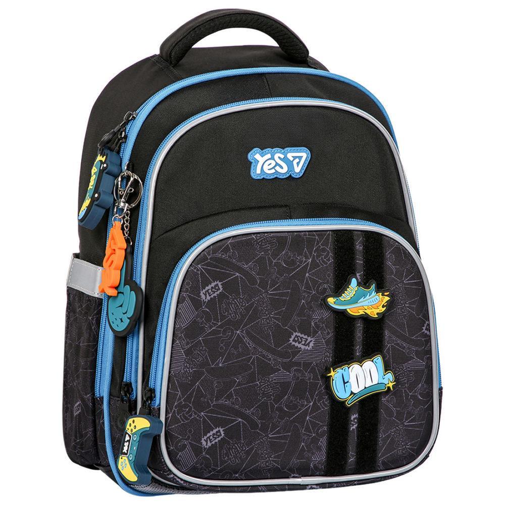 Рюкзак шкільний YES Cool 38x30x15 см 17,1 л Чорний (550253)