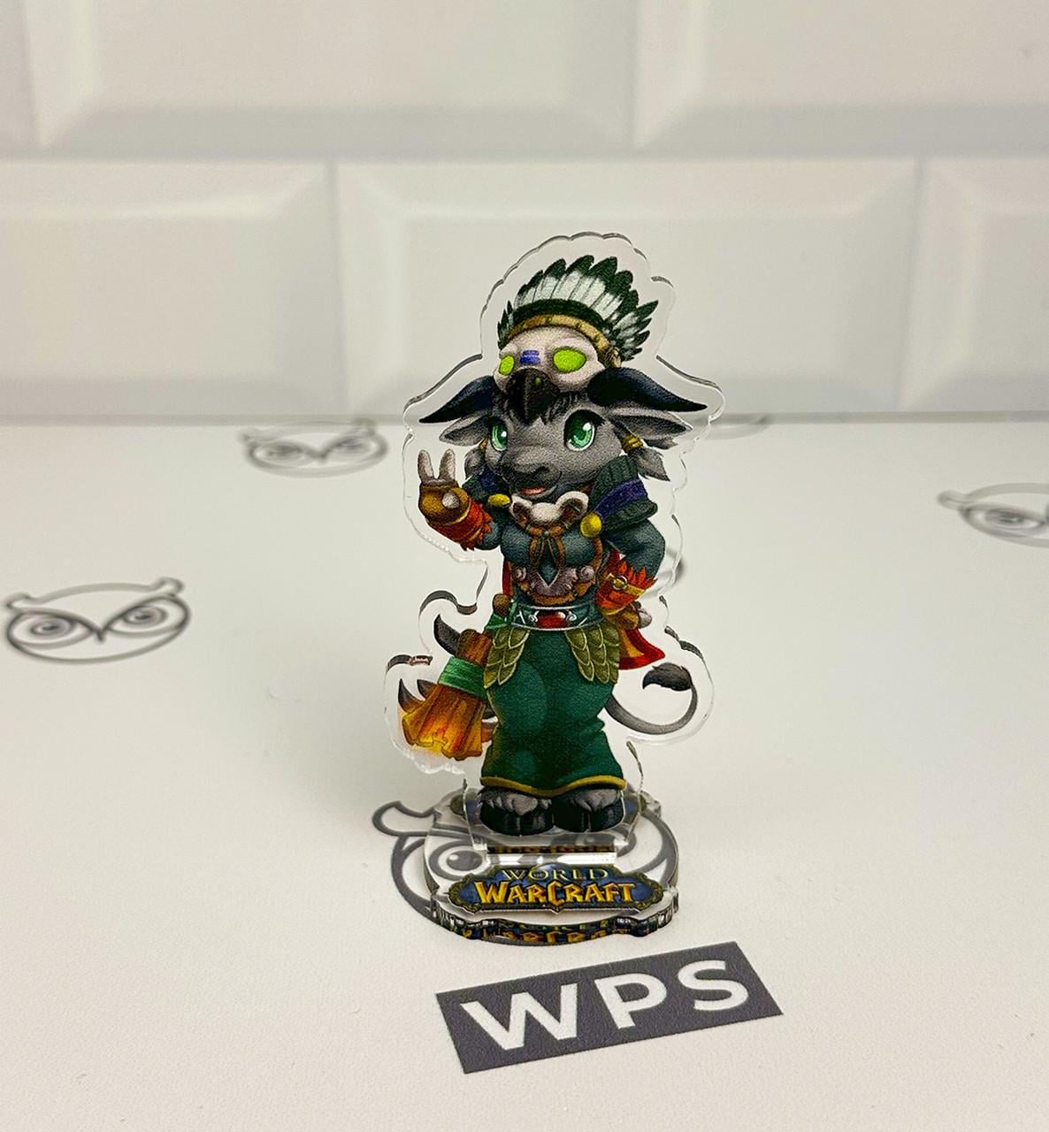 Фигурка коллекционная акриловая World of Warcraft Chibi Таурен 10 см (2123639109)