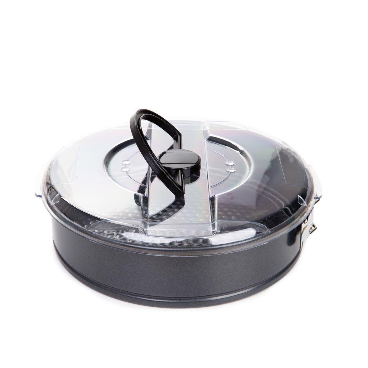 Форма для випікання з кришкою Homla FEBE 26х7 см Чорний (210997) Форма для випікання з кришкою Homla FEBE 26х7 см Чорний (210997)