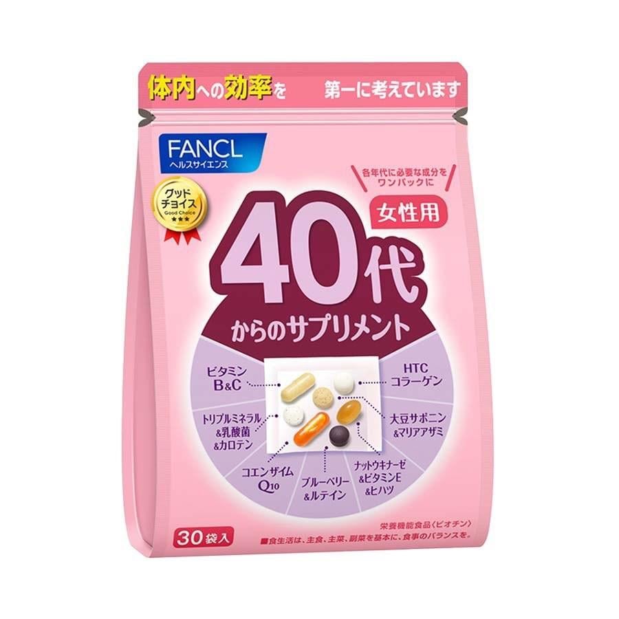 Витаминно-минеральный комплекс для женщин FANCL 40+ 30 саше (3057566123)