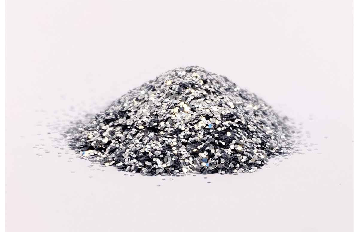 Глітер 810 0,5 мм 1/52 2 мл Сріблястий (078101)