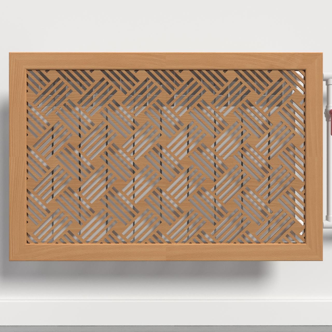 Решетка-экран на батарею SMARTWOOD 900 мм Бук Бавария (R20313105)