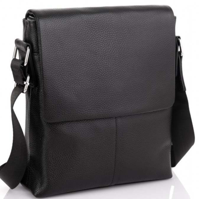 Мужская сумка кожаная Tiding Bag SK A75-181 Черный